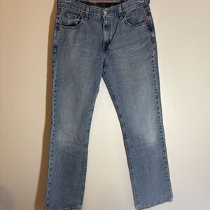 Vintage Levi's 505 Nouveau Low Straight Women's Jeans Light Blue Denim Y2K 10 M